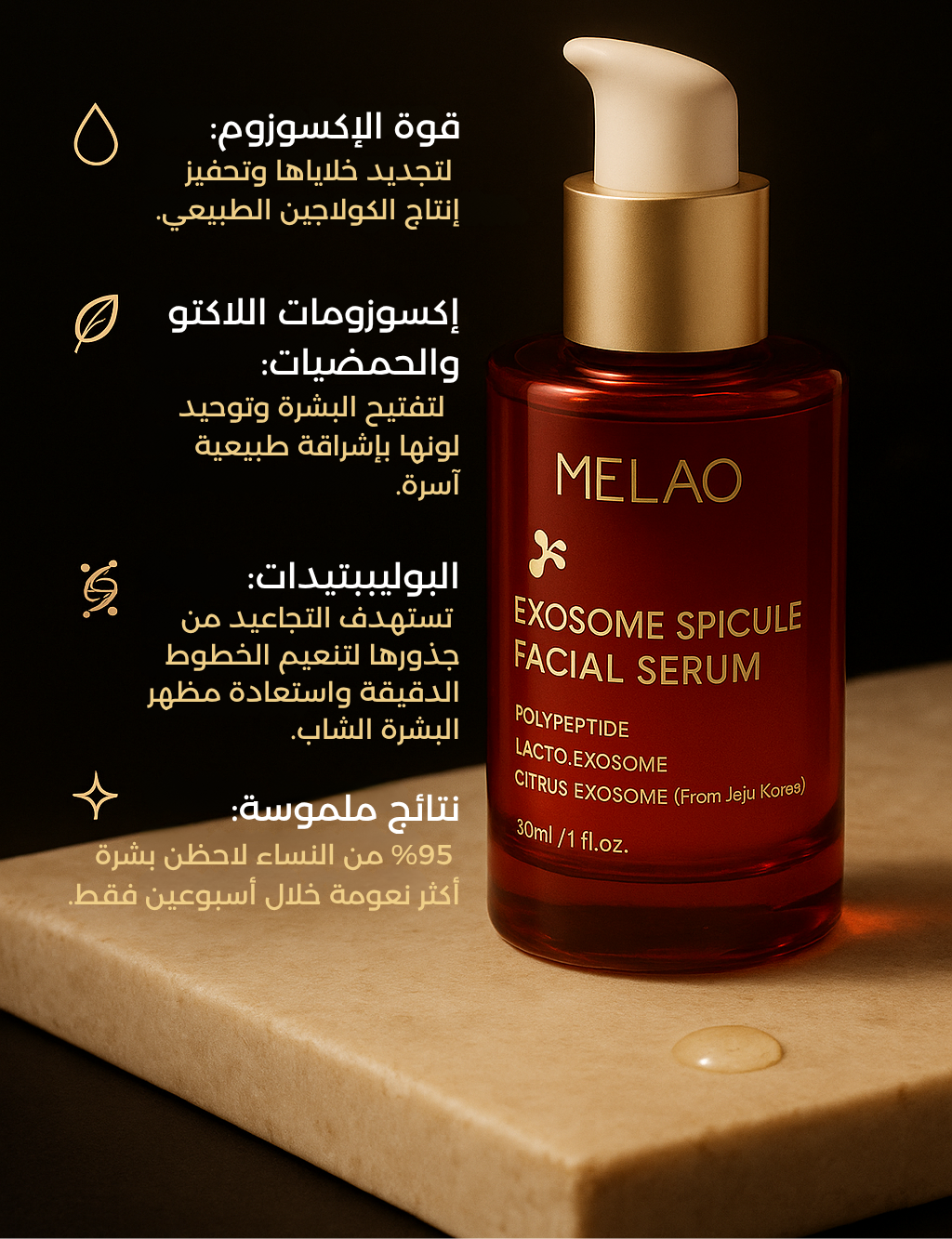 سيروم MELAO Exosome Spicule – سر الجمال الذي تصدّر تيك توك